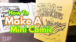 How to Make a Mini Comic from Start to Finish 7 Steps [upl. by Aryn689]