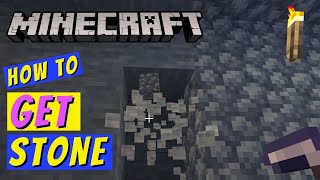 Minecraft How to get Stone Without Silk Touch [upl. by Gloria]