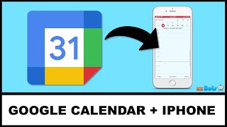 How to Add Google Calendar to Your iPhone iCloud Calendar  zzBots [upl. by Faye695]