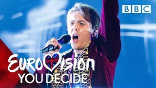 Jordan Clarke performs ‘Freaks’  Eurovision You Decide 2019  BBC [upl. by Lluj]