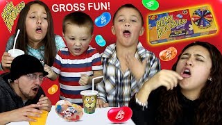 BEAN BOOZLED CHALLENGE HILARIOUS JELLY BEANS GAME FV Family [upl. by Minier]