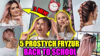 SUPER FRYZURY W 3 MINUTY BACK TO SCHOOL [upl. by Marucci]