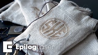 Laser Cutting and Engraving Fabric amp Textiles with an Epilog Laser [upl. by Paulita]