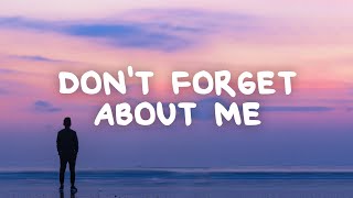 Chris James  Dont Forget About Me Lyrics [upl. by Ahseenal]