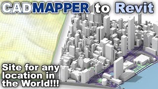 Topography for any Site with CADmapper  Revit Tutorial [upl. by Damaris]