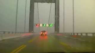 Horrible Storm hits while crossing Chesapeake Bay Bridge [upl. by Elvie290]