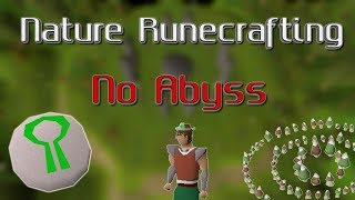 OSRS Nature Runecrafting Guide No Abyss IronMan [upl. by Alyose]