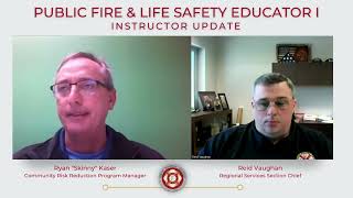 Public Fire amp Life Safety Educator I Instructor Update [upl. by Vasili]