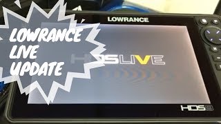 Lowrance HDS Live Software Update [upl. by Adrian]