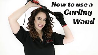 How to use a Curling Wand [upl. by Yelyah]