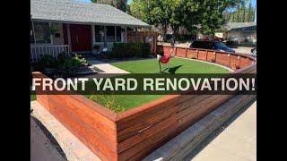 Front Yard Renovation  Landscaping  DIY [upl. by Warila521]