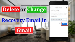 How to Change or Delete Recovery Email in Gmail [upl. by Sadowski]