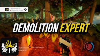 The Forest  Demolition Expert  Achievement Guide Shorts [upl. by Ecire]