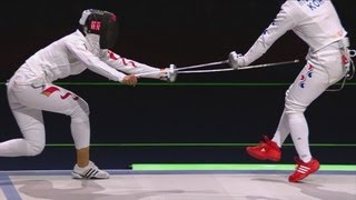 China win Gold in Womens Fencing Team Epee  London 2012 Olympics [upl. by Alexandra]