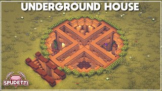 Minecraft How to Build an Underground House Easy Tutorial 2020 [upl. by Averell]