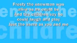 Frosty The Snowman  Lyrics [upl. by Philander993]