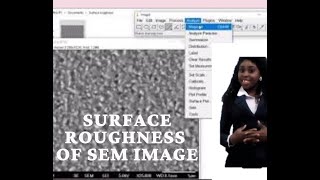 How to measure the surface roughness from SEM image using Image J software [upl. by Drusi]