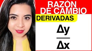 LA DERIVADA COMO RAZÓN de CAMBIO EXPLICACIÓN y DEFINICIÓN  1 [upl. by Nuli]