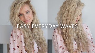 THE BEST 10 MIN WAVY HAIR TUTORIAL 💕 [upl. by Durtschi]