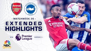 Arsenal v Brighton  PREMIER LEAGUE HIGHLIGHTS  5142023  NBC Sports [upl. by Neryt220]