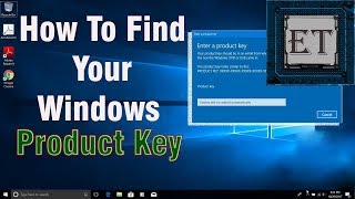 How to Find Your Windows Product Key Windows 10 81 8 7  The Easy Way [upl. by Oberg]