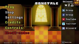 Bonetale cheats codes 202122 and showcase [upl. by Lanti]