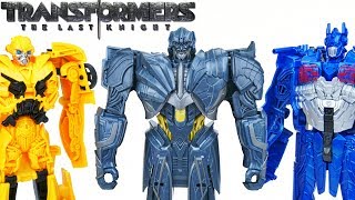 TRANSFORMERS THE LAST KNIGHT MEGATRON TITAN CHANGER WAVE 2 MOVIE TOYS [upl. by Thomasine647]