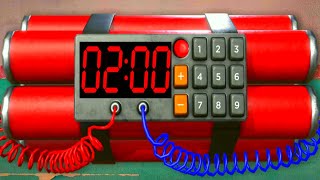 2 Minute Timer Bomb with Loud Music  Two Minute Timer Bomb  Timer Bomb 2 Minute [upl. by Tobiah]