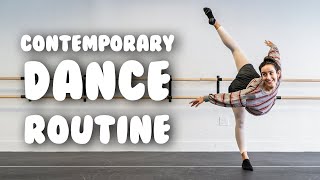 Beginning Contemporary Dance Follow Along Routine [upl. by Crooks]