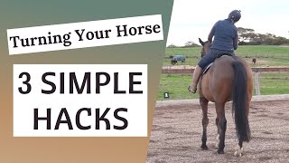 Horse Riding Lessons  Helping Your Horse To Turn [upl. by Aicenad273]