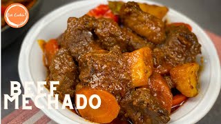 Beef Mechado Recipe  Beef Stew  Mechadong Baka  Easy to Follow Recipe [upl. by Latsryc]