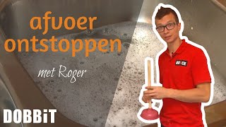 Afvoeren ontstoppen met Roger [upl. by Adnil]