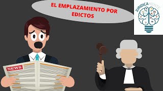 EL EMPLAZAMIENTO POR EDICTOS [upl. by Duj582]