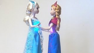 ELSA AND ANNA FROZEN Disney Musical Dolls 🌺TOGETHER Singing 💙 [upl. by Nosde298]