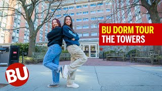 Boston University Dorm Tour The Towers [upl. by Vanderhoek]