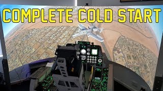 A Complete Cold Start  A10C Warthog Simulator [upl. by Barden]