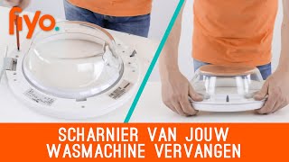 Scharnier van jouw wasmachine vervangen [upl. by Juanita]