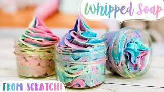 How To Make Your Own Whipped Soap Base From Scratch [upl. by Aerdied438]