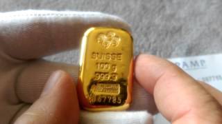 100 gram gold bar [upl. by Curry]