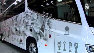 ¡Así es el nuevo autocar del Real Madrid [upl. by Nueovas]