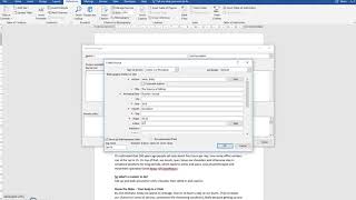 Add APA Referencing to a Microsoft Word Document [upl. by Eerahs378]