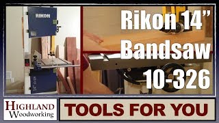 Rikon 14quot Deluxe Bandsaw 10326 [upl. by Haskell]