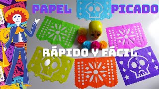 PAPEL PICADO PASO A PASO  DÍA DE MUERTOS [upl. by Dorisa]