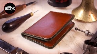 make a leather wallet  rfid protected [upl. by Cynera]