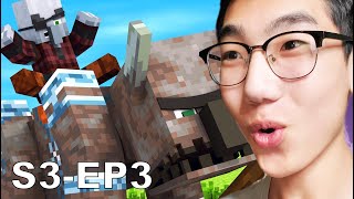 Хэцүү тулаан Minecraft S3EP3 wMongolianGamerTushig geniusjaavka [upl. by Hermine]