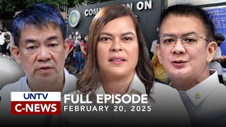 UNTV CNEWS  February 20 2025 [upl. by Teriann]