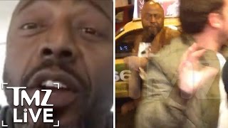 Chappelles Show Star WILD BRAWL  TMZ Live [upl. by Akihsat]