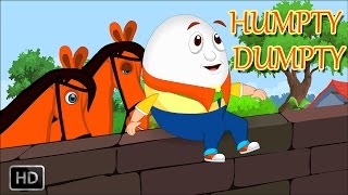 Humpty Dumpty Sat on a Wall with Lyrics  Baby Songs [upl. by Tuesday]