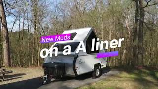 More Mods on a Aliner RV [upl. by Amilb]