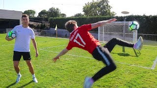 CROSSBAR CHALLENGE vs CRISTIANO RONALDO [upl. by Adnam800]